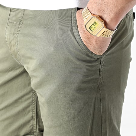 Blend - Pantaloncini Chino 20713573 Verde Khaki