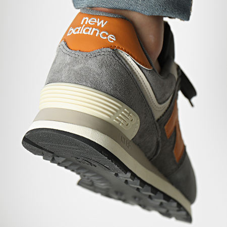 New Balance - Zapatillas Lifestyle 574 M574PM2 Gris Naranja