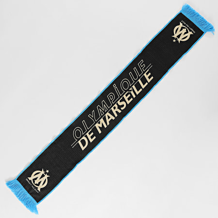 OM - Echarpe Olympique de Marseille Noir Doré