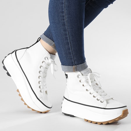 Pepe Jeans - Baskets Femme Working PLS31311 White