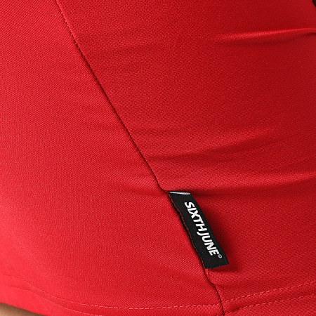Sixth June - Abito donna a maniche lunghe W12196KDR Rosso