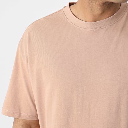 Urban Classics - Camiseta extragrande beige rosa