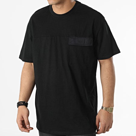 Urban Classics - Camiseta con bolsillo oversize TB4128 Negro
