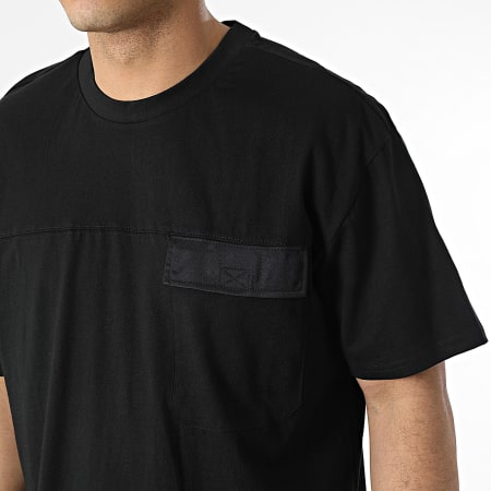 Urban Classics - Camiseta con bolsillo oversize TB4128 Negro