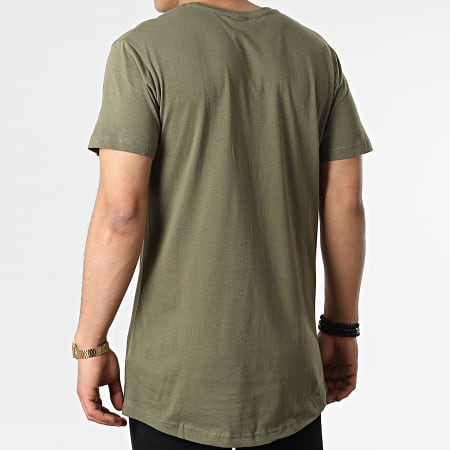 Urban Classics - Camiseta extragrande verde caqui