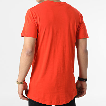 Urban Classics - Camiseta extragrande naranja oscuro