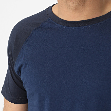 Urban Classics - Tee Shirt Manches Raglan Bleu Marine