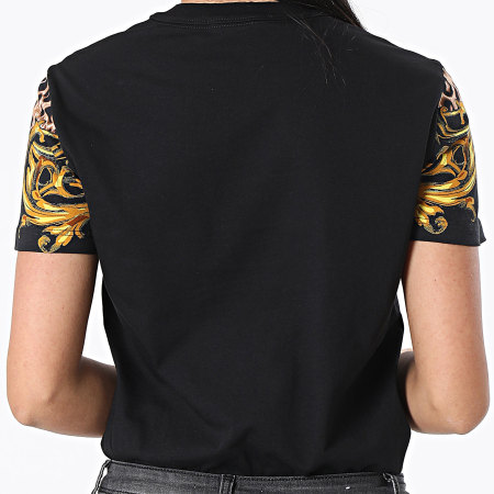 Versace Jeans Couture - Tee Shirt Femme 72HAH6A3 Noir Renaissance
