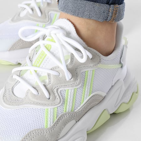 Adidas Originals - Sneakers Ozweego Donna GW5622 Cloud White Aluminium Pulsing Lemon