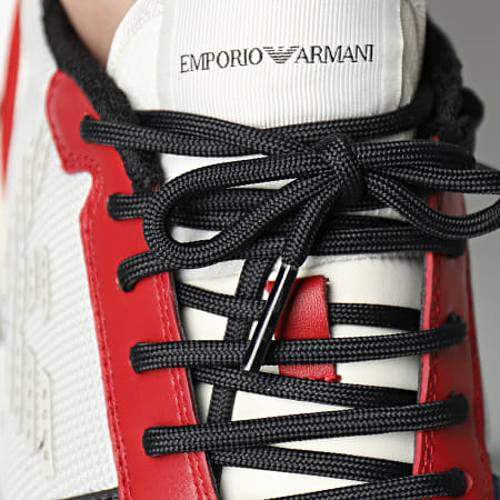 Emporio Armani - Sneakers X4X289-XM499 Mid Navy Grey Red Off White