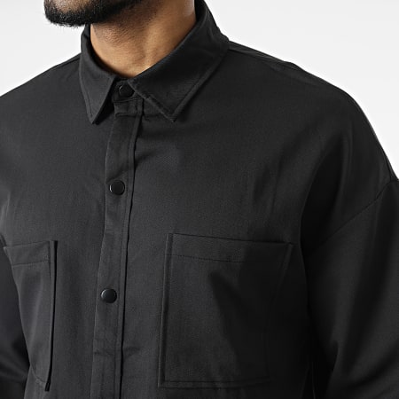 Frilivin - Camisa Manga Larga Negra