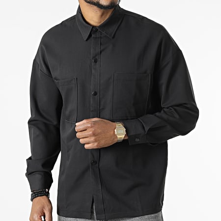 Frilivin - Camisa Manga Larga Negra