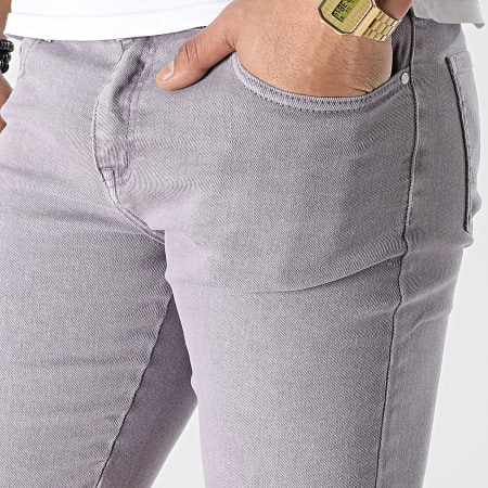 Frilivin - Pantalones cortos vaqueros morados