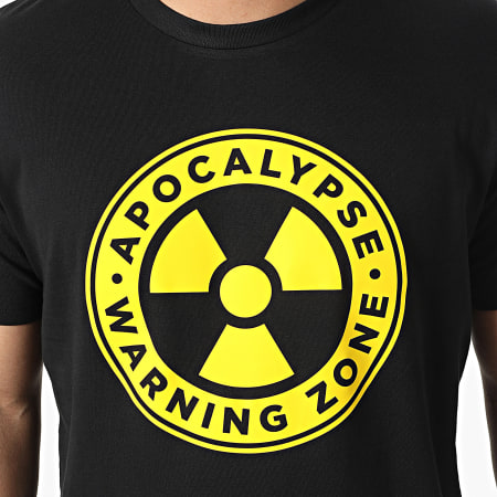 SVR - Tee Shirt Apocalypse Warning Zone Noir Jaune