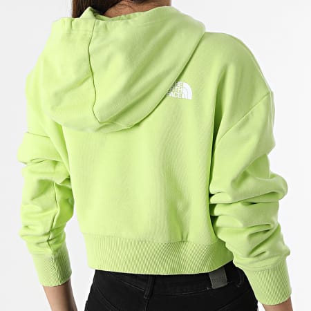 The North Face - Sweat Capuche Femme Crop Trend A5ICY Vert