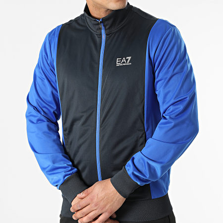 EA7 Emporio Armani - 3LPV63-PJ08Z Set giacca con zip e pantaloni da jogging blu navy
