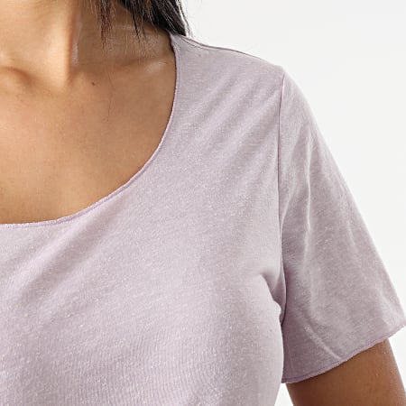Only - Camiseta morada Linette para mujer