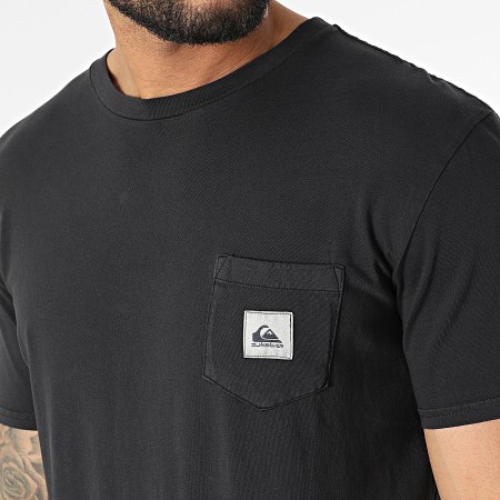 Quiksilver - Camiseta con bolsillo EQYTZ06692 Negro