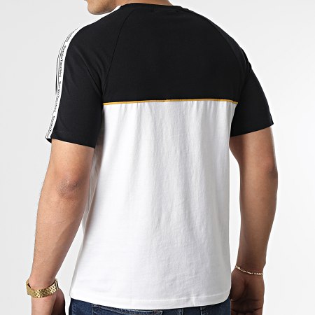 Sergio Tacchini - Nastro Stripe Camiseta 39681 Blanco Negro
