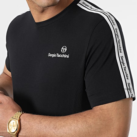 Sergio Tacchini - Camiseta Rayas Nastro 39685 Negro