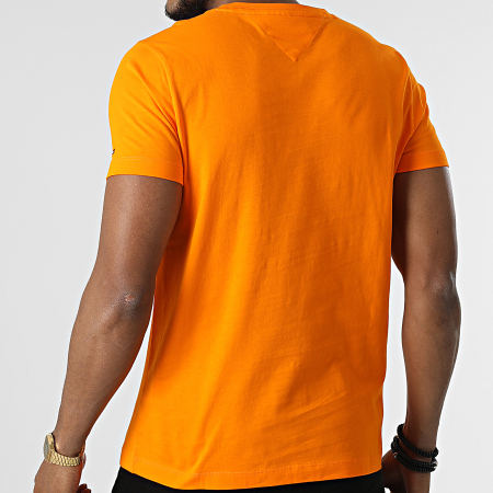Tommy Hilfiger - Tee Shirt Square Logo 4547 Orange