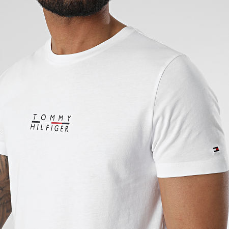 Tommy Hilfiger - Camiseta con logo cuadrado 4547 Blanco