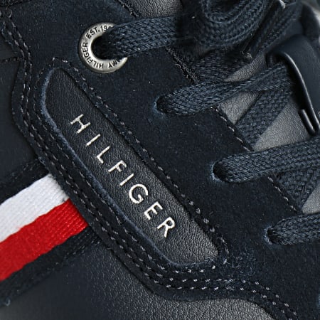 Tommy Hilfiger - Sneakers aziendali in pelle mista 4015 Desert Sky