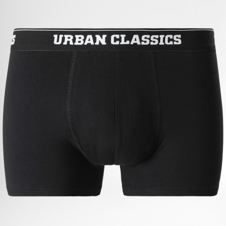 Urban Classics - Lot De 3 Boxers TB3838 Noir Vert