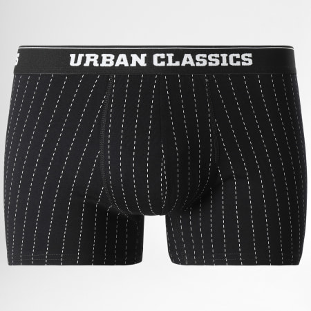 Urban Classics - Lot De 3 Boxers TB3838 Noir Vert