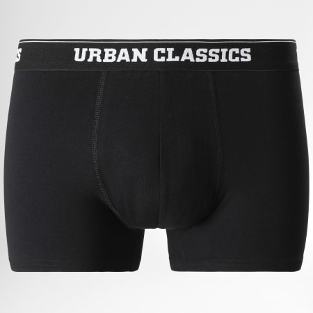 Urban Classics - Set di 3 boxer neri TB3838