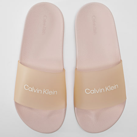 Calvin Klein - Scivolo da piscina donna in gomma 0858 Spring Rose