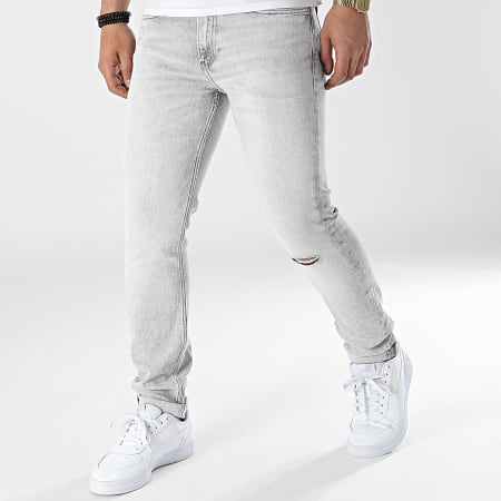 Calvin Klein - Jeans slim 0451 Grigio chiaro