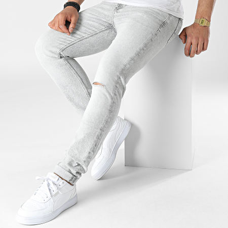 Calvin Klein - Jeans Slim 0451 Gris Claro