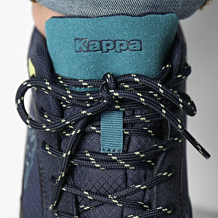 Kappa - Zapatillas Logo Brady 32163VW Azul Marino Azul Petróleo Verde Claro