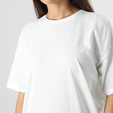 Only - Robe Femme Oversize Blanc