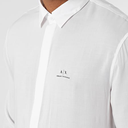 Armani Exchange - Camicia a maniche lunghe 3LZC03-ZNRNZ Bianco