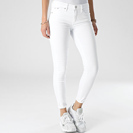 Calvin Klein - Jeans skinny da donna 8607 Bianco