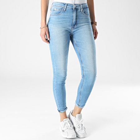 Calvin Klein Jeans - Jean Super Skinny Femme 8627 Bleu Wash