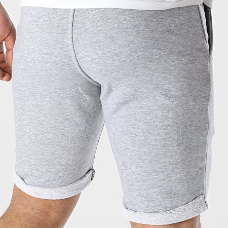 Sale Môme Paris - Shorts de jogging gris jaspeado Teddy Negro