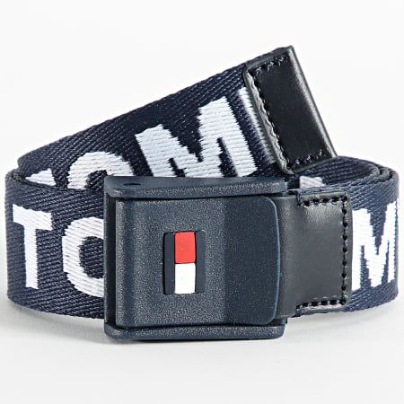 Tommy Hilfiger - Cintura in fettuccia per bambini 1396 blu navy