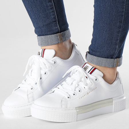 Tommy Hilfiger - Sneakers Essential Cupsole 6075 Bianco Donna