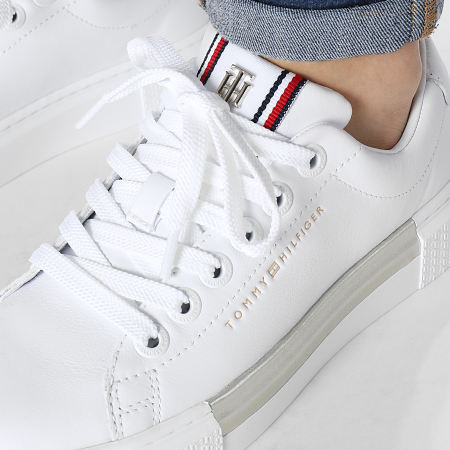Tommy Hilfiger - Sneakers Essential Cupsole 6075 Bianco Donna