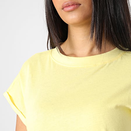 Urban Classics - Vestido Camiseta Mujer TB1910 Amarillo
