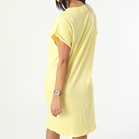 Urban Classics - Vestido Camiseta Mujer TB1910 Amarillo