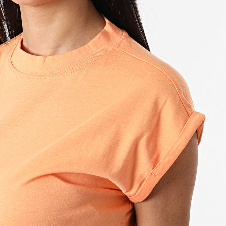 Urban Classics - Vestido Camiseta Mujer TB1910 Naranja