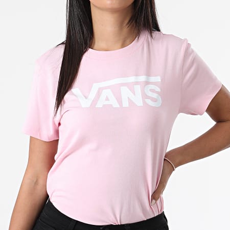 Vans - Tee Shirt Femme Flying V Rose
