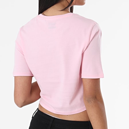 Vans - Camiseta Mujer Crop Flying V Rosa
