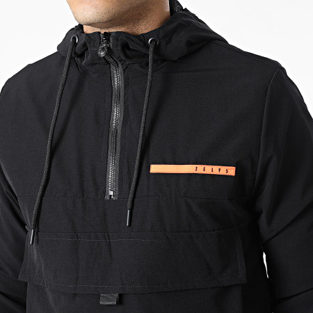 Zelys Paris - Conjunto de chaqueta y pantalón de jogging con capucha Keylor Outdoor negro
