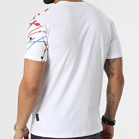 Zelys Paris - Tee Shirt Gamos Blanc Réfléchissant Iridescent