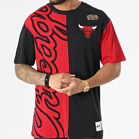 Mitchell and Ness - Tee Shirt Chicago Bulls TCRW1226-CBU Rouge Noir